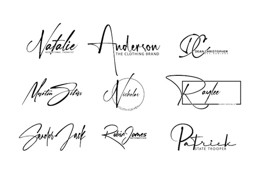 I Will Design an Elegant Custom Signature Logo for Your Brand Identity (Up to 7 Concepts)